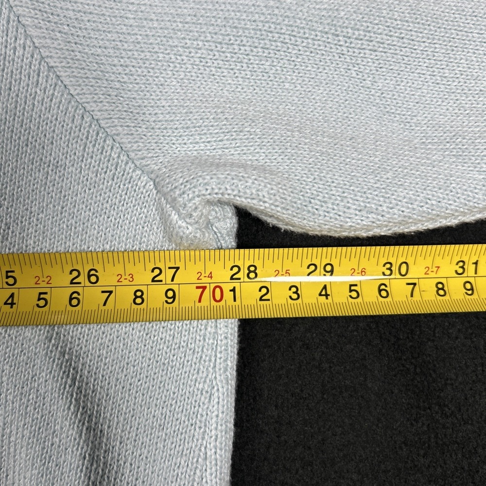Nike Life Knit Sweater Mens XXL Light Blue Ice Textured Crewneck DQ5176-412 - Picture 4 of 10